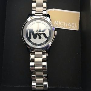 Michael Kors Silver Tone Watch - New w/ Tags